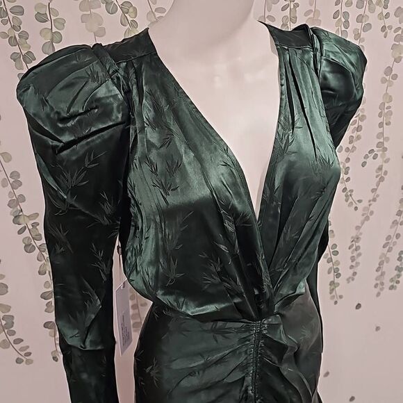 Ronny Kobo Astrid Ruched Jacquard Dress - Picture 4 of 12